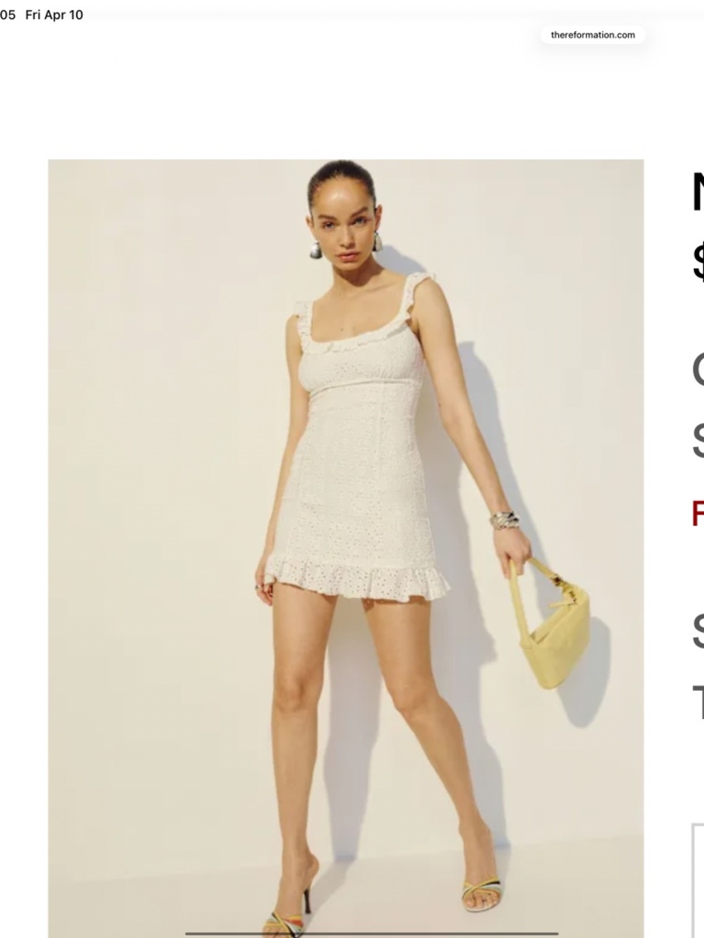 Reformatin Nora Knit Dress Size Medium